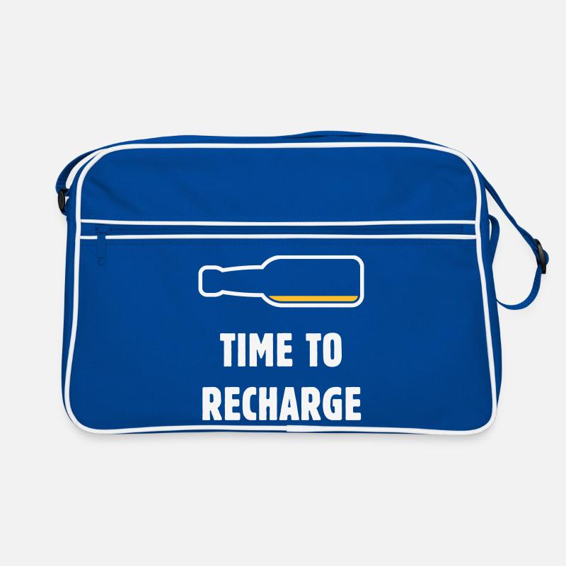 Temps de recharge (Bière / Bière / NEG 2C) Sac Retro