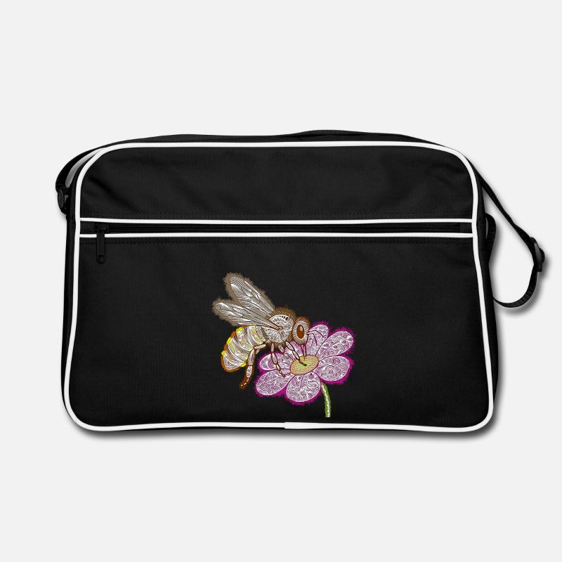 Zentangle Bee Retro Bag