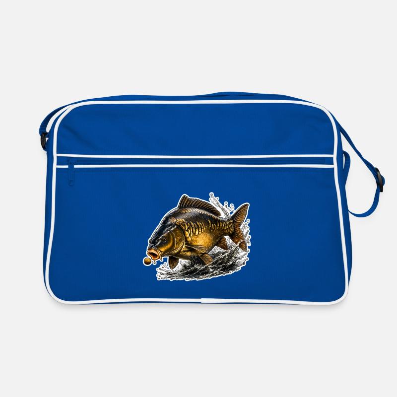 Conception de la pêche à la carpe miroir Sac Retro