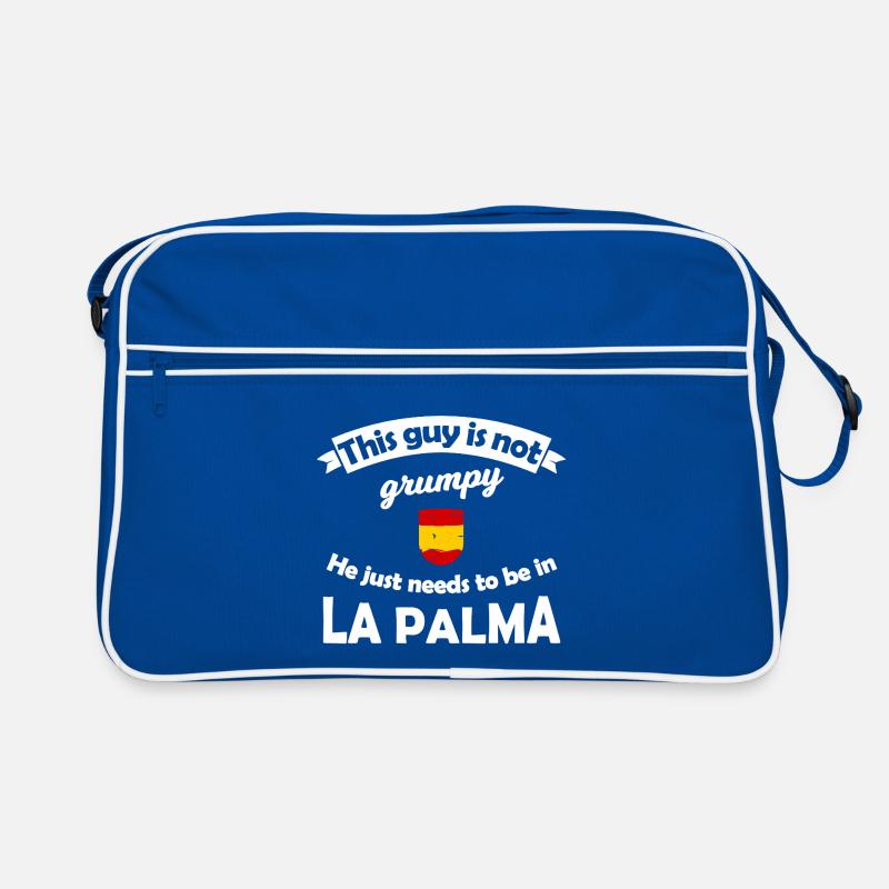 La Palma Humor: Not grumpy, holiday mood Retro Bag