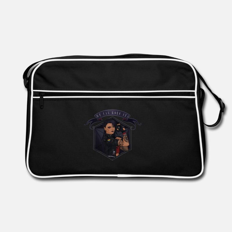 We can ROLL it! Tanned Retro Bag