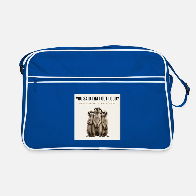 Tu as dit ça à voix haute, Trio de suricates. Sac Retro