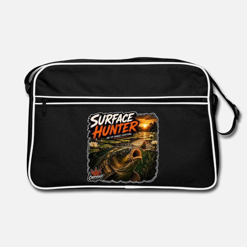 Conception de la pêche à la carpe de chasse de surface Sac Retro