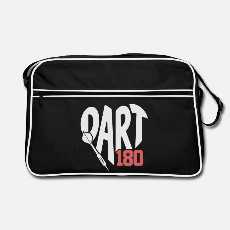Cœur de fléchette avec flèche 180 Sac Retro
