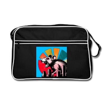 Rat Horror - Sac Retro - noir/blanc - Devant