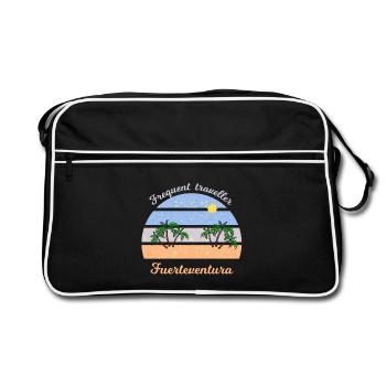 Frequent Traveler Fuerteventura Rétro - Sac Retro - noir/blanc - Devant