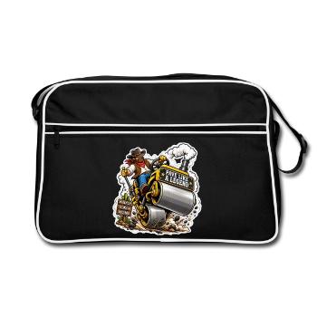Pope Like a Legend - Retro Bag - black/white - Front