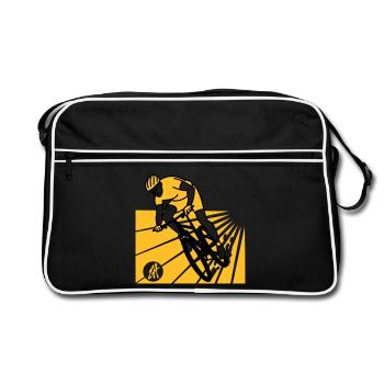 VTT - Sac Retro - noir/blanc - Devant