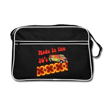 made in the 70s - Sac Retro - noir/blanc - Devant
