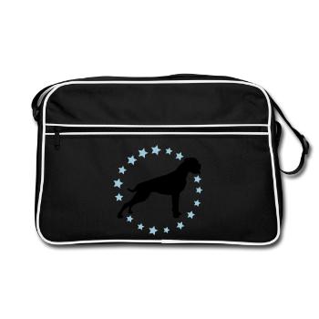 Boxer Zodiac 2 color - Retro Bag - black/white - Front