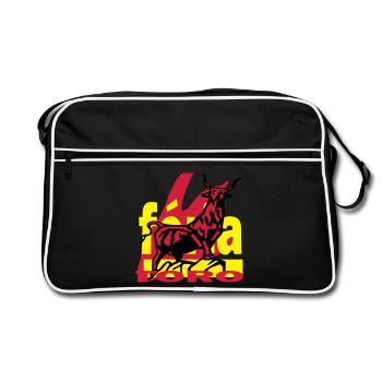 Feria 2 - Retro Tasche - Schwarz/Weiß - Vorne