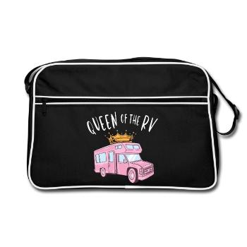 Queen of the RV - Queen of the Camper - Retro Bag - black/white - Front