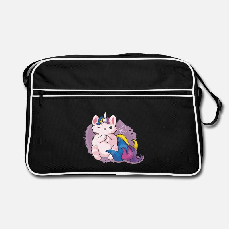 Kitty Katacorn Einhornkatze Retro Tasche