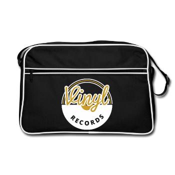 Vinyles - Sac Retro - noir/blanc - Devant