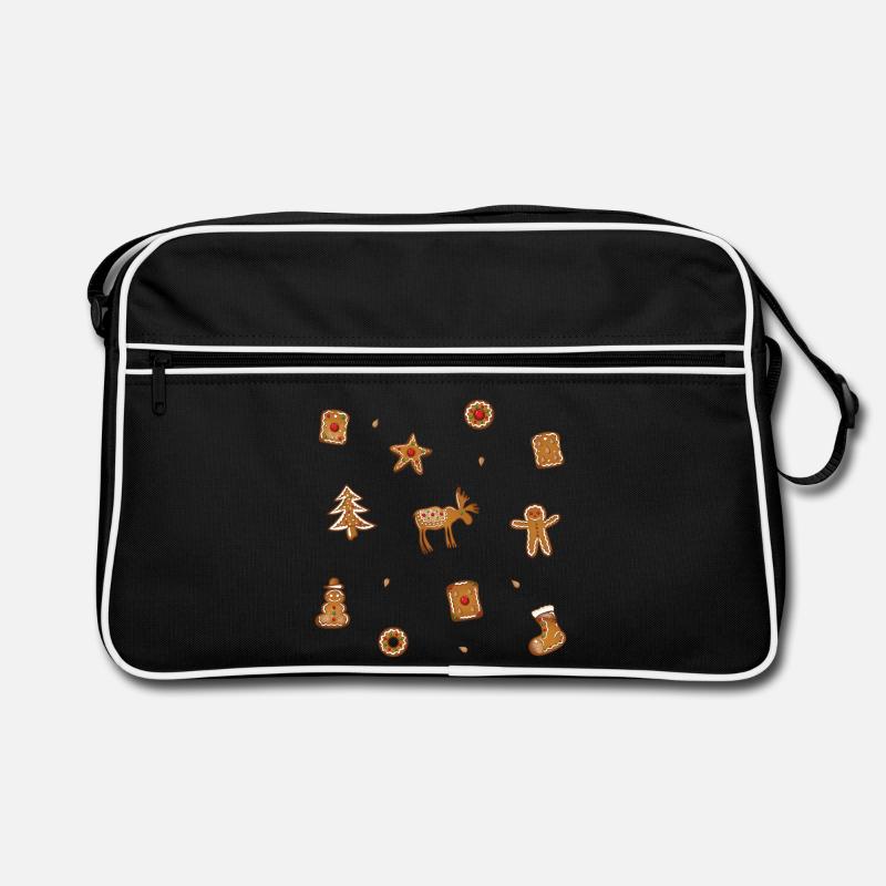 Lebkuchen Plätzchen Spekulatius Retro Tasche