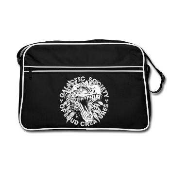 Société Galactique des Créatures Fortes - blanc - Sac Retro - noir/blanc - Devant