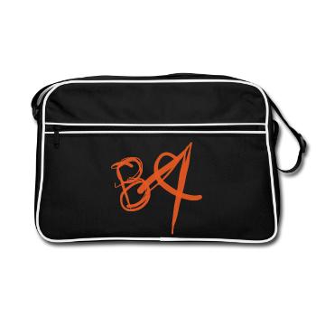 Gift idea for the Bachelor of Arts degree - Retro Bag - black/white - Front