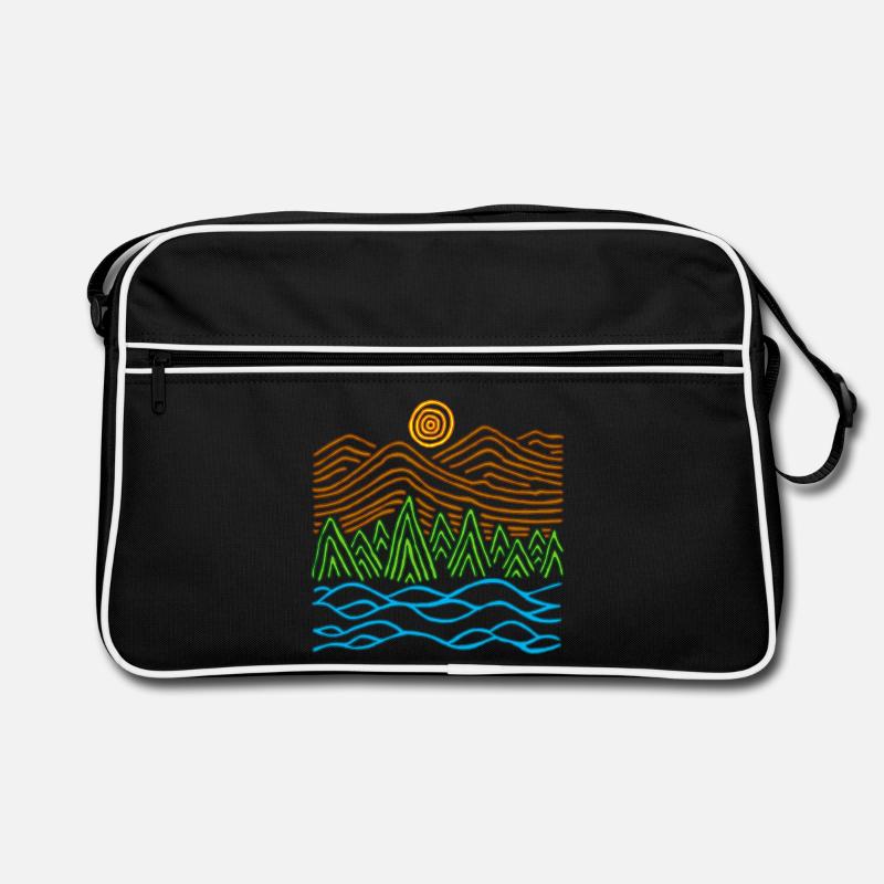 Paysage étrange Sac Retro