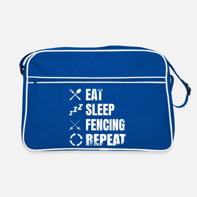 Fechten Tägliche Routine Retro Tasche