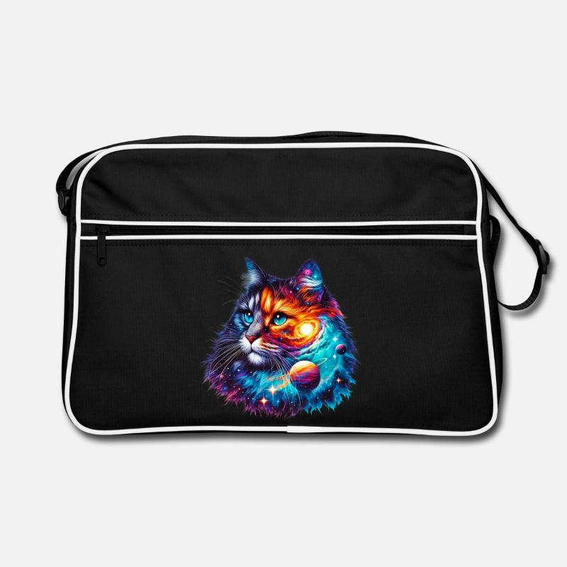 Katze Retro Tasche