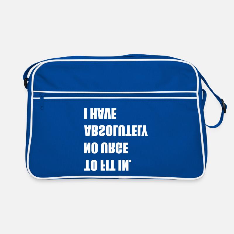 pas envie de s’intégrer Sac Retro