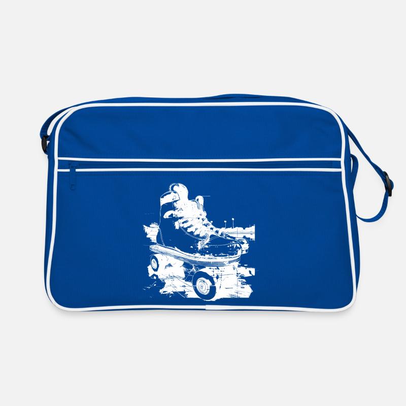 Rollerskates Grafik Retro Tasche