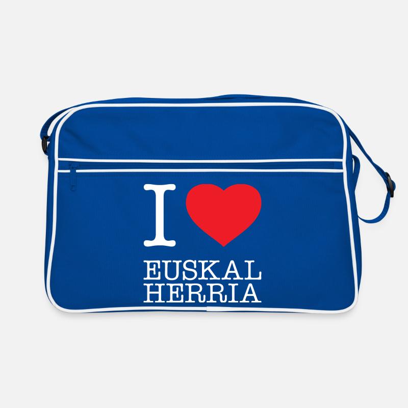 I LOVE EUSKAL HERRIA Basque Basque Country Retro Bag