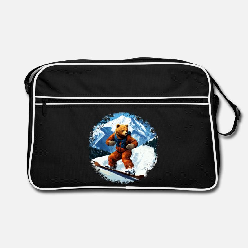 Bears Snowboard Retro Bag
