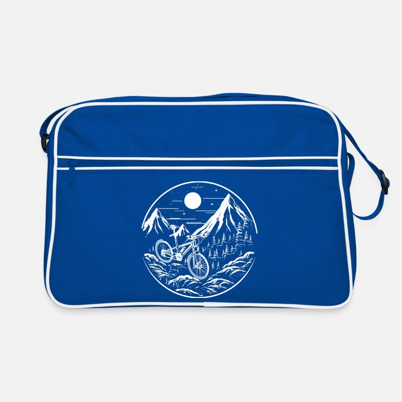 Mountainbiken Retro Tasche