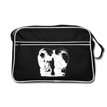Boxing - Retro Bag - black/white - Front