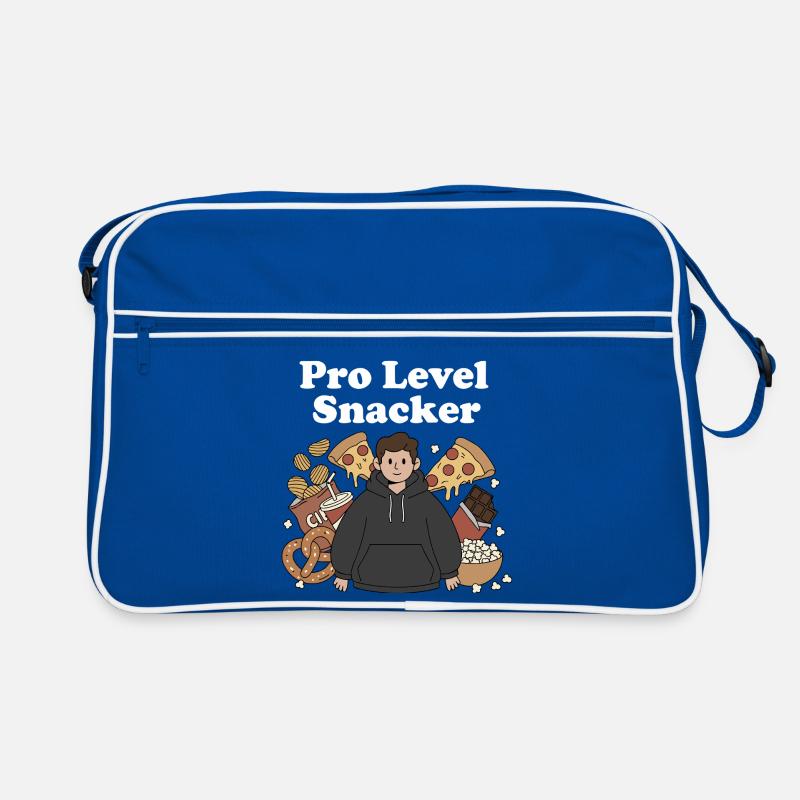 Pro Level Snacker Motiv Retro Tasche