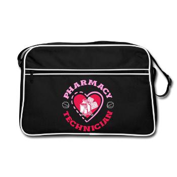 Pharmacist Pharmaceutical Technical - Retro Bag - black/white - Front