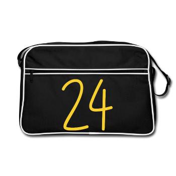 24 - Sac Retro - noir/blanc - Devant