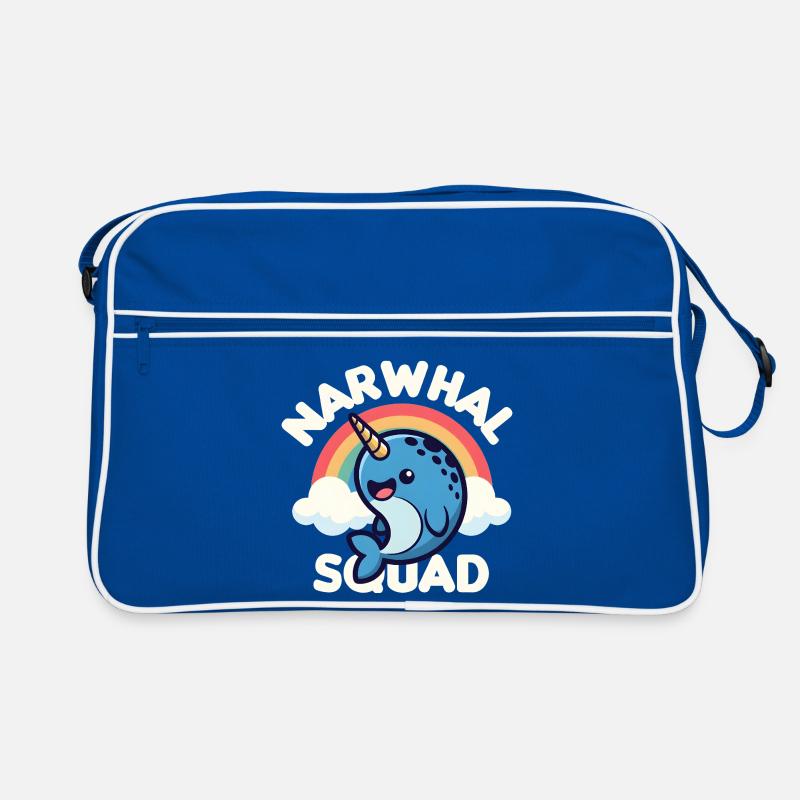 Escouade des Narvals mignons Sac Retro