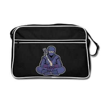 Ninja Zen – Martial Arts & Combat Sports - Sac Retro - noir/blanc - Devant