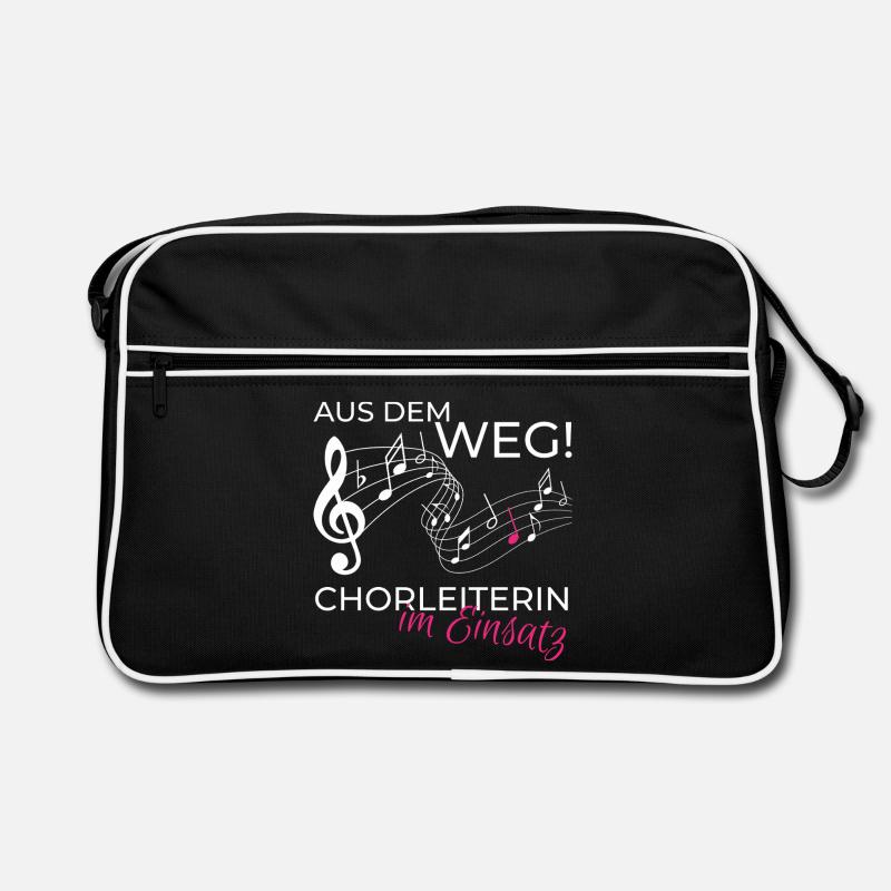 Chorleiterin im Einsatz Retro Tasche
