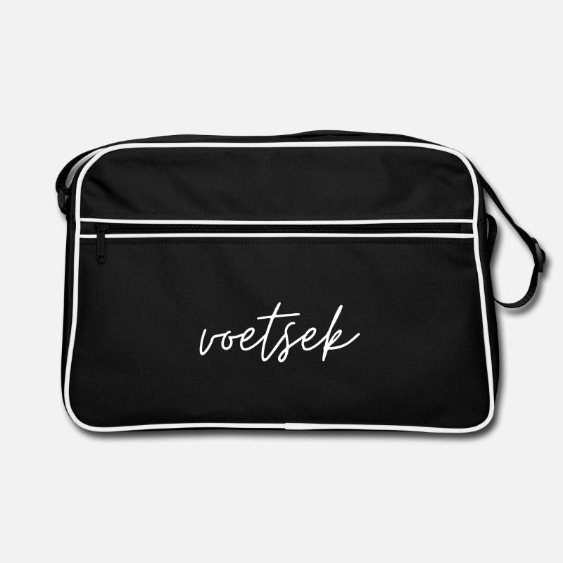 voetsek - Retro Bag - black/white