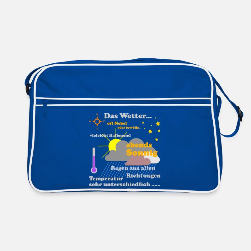 The weather map Retro Bag