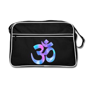 Om - Retro Bag - black/white - Front
