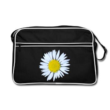 Marguerites - Sac Retro - noir/blanc - Devant