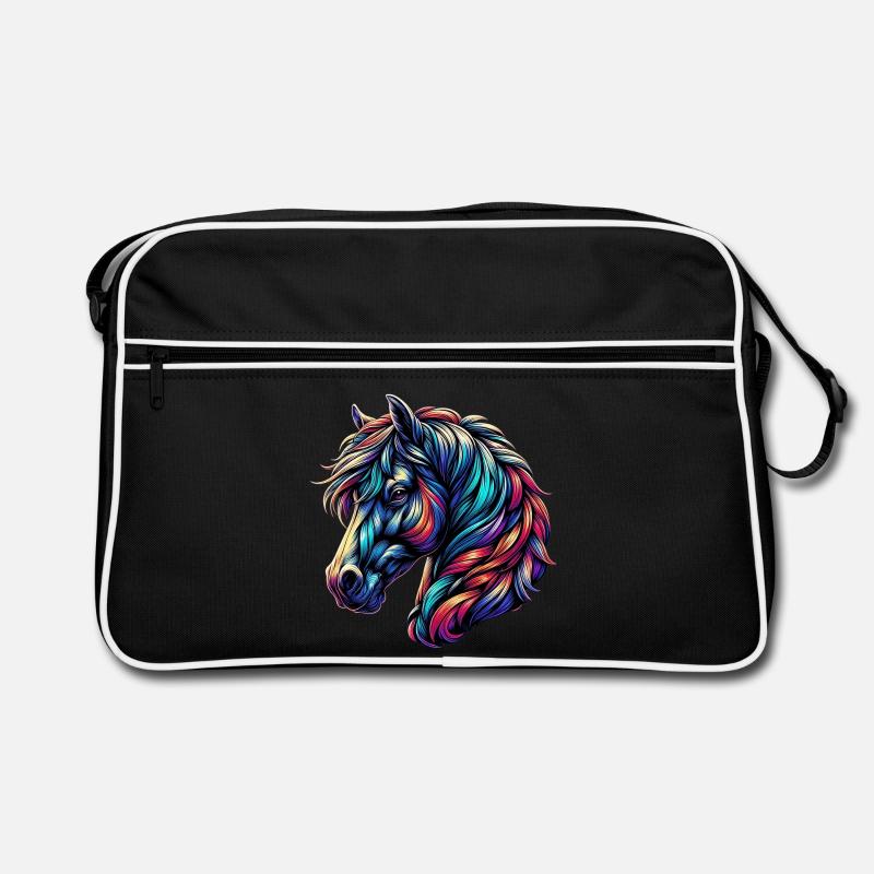 Pferd Retro Tasche