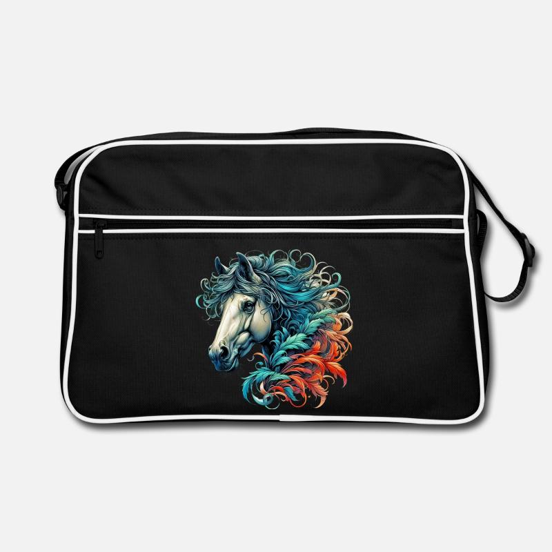 Pferd Retro Tasche