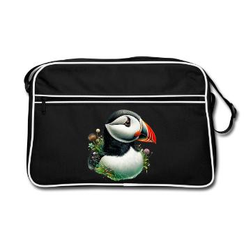 Macareux - Sac Retro - noir/blanc - Devant