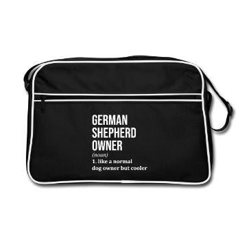 Berger allemand Berger allemand Berger allemand - Sac Retro - noir/blanc - Devant
