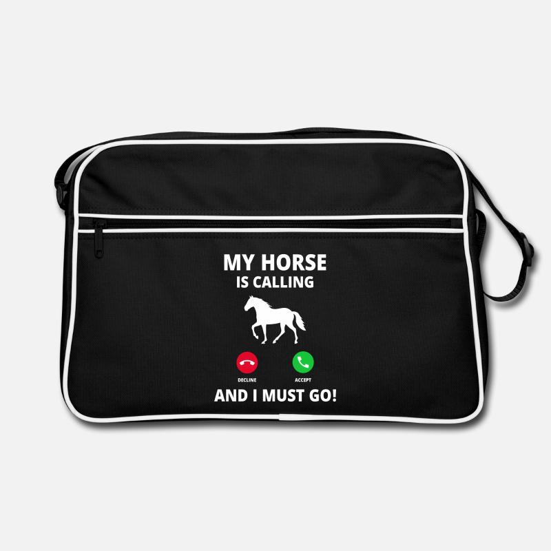 Appel de cheval Appel de cheval Propriétaire de cheval Propriétaire de cheval Sac Retro