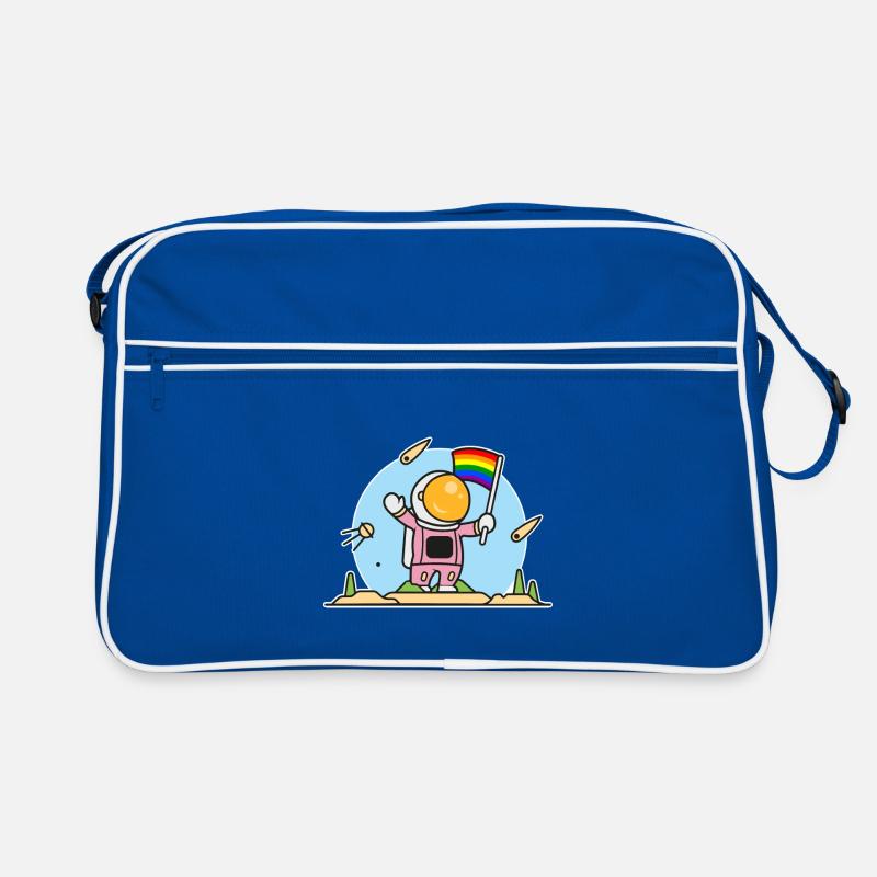 Schwuler Astronaut Retro Tasche