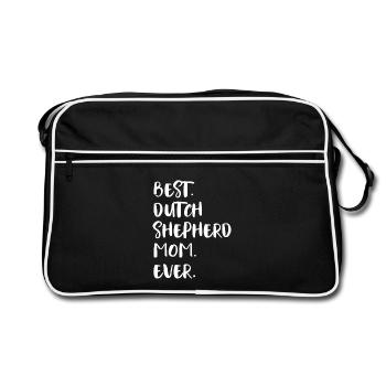 Berger Hollandais Hollandse Herdershond - Sac Retro - noir/blanc - Devant