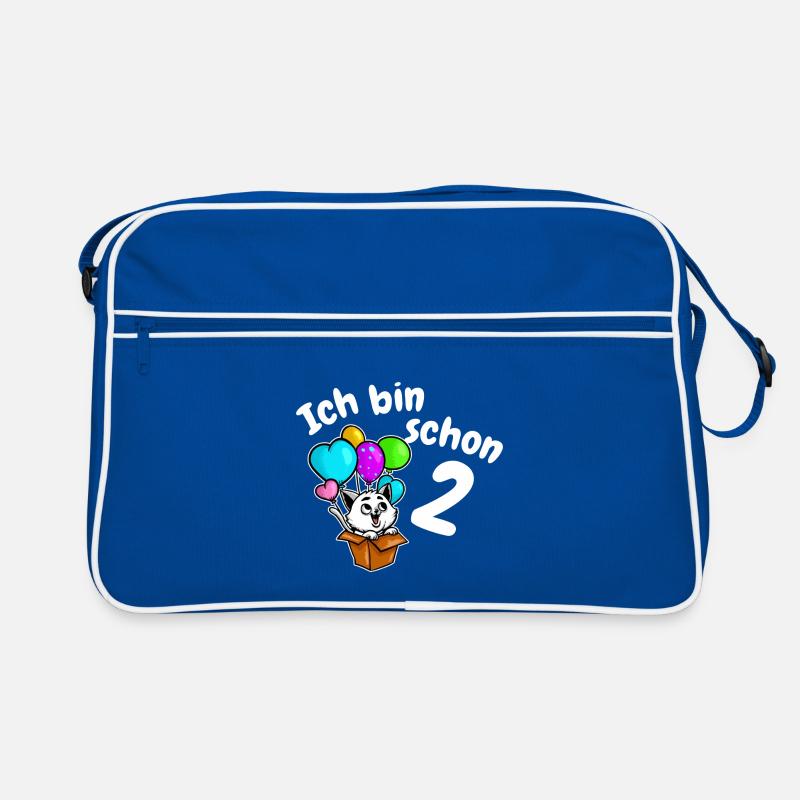2ème anniversaire mignon chaton chat deux ans Sac Retro
