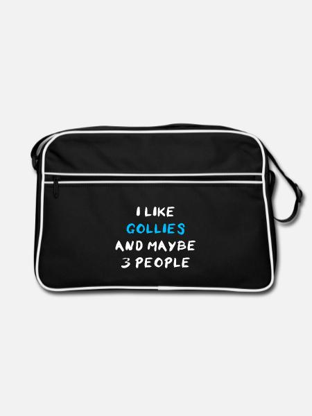 Gollie - Sac Retro - noir/blanc - Devant
