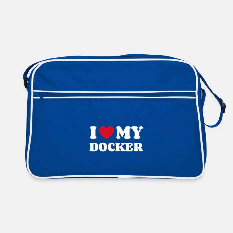 I Love My Docker Retro Bag